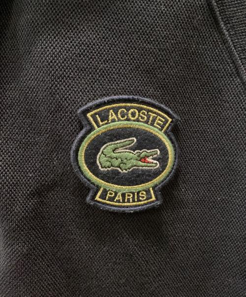 LACOSTE（ラコステ）LACOSTE (ラコステ) ダブルフェイス鹿の子地ポロスウェット ネイビー サイズ:Mの古着・服飾アイテム