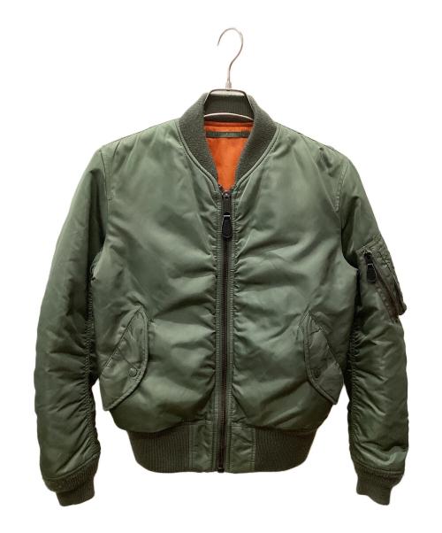 AVIREX（アヴィレックス）AVIREX (アヴィレックス) AVIREX MA-1ジャケット カーキ サイズ:MEDIUMの古着・服飾アイテム