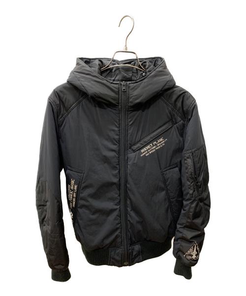 AVIREX（アヴィレックス）AVIREX (アヴィレックス) ボンバージャケット ブラック サイズ:Mの古着・服飾アイテム