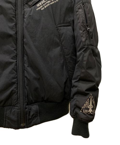 AVIREX（アヴィレックス）AVIREX (アヴィレックス) ボンバージャケット ブラック サイズ:Mの古着・服飾アイテム