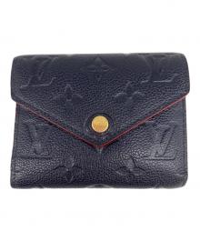 LOUIS VUITTON（ルイ ヴィトン）の古着「3つ折り財布」｜ネイビー