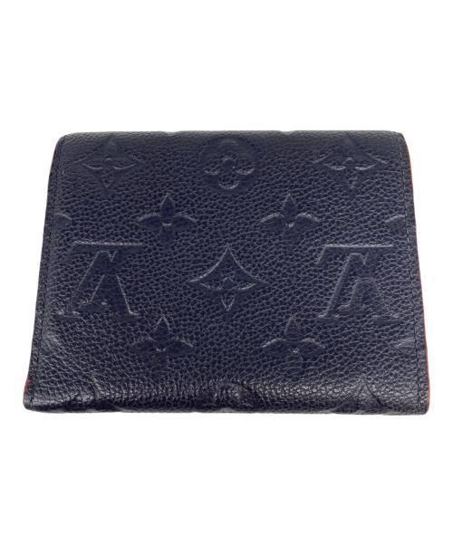 LOUIS VUITTON（ルイ ヴィトン）LOUIS VUITTON (ルイ ヴィトン) 3つ折り財布 ネイビーの古着・服飾アイテム