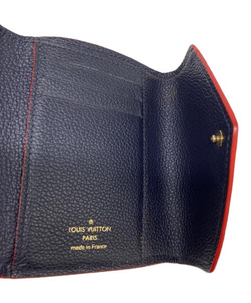 LOUIS VUITTON（ルイ ヴィトン）LOUIS VUITTON (ルイ ヴィトン) 3つ折り財布 ネイビーの古着・服飾アイテム
