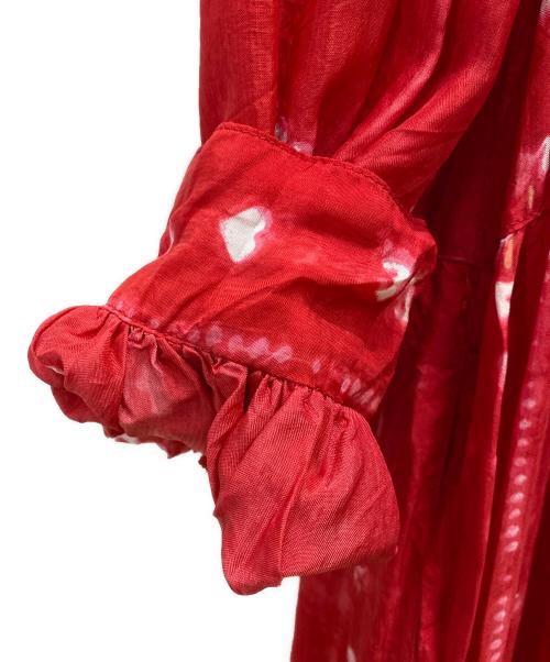 freada（フリーダ）freada (フリーダ) Freada 長袖ワンピース レッド サイズ:ONE SIZEの古着・服飾アイテム