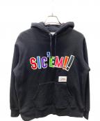 WTAPS×SUPREMEダブルタップス×シュプリーム）の古着「プルオーバーパーカー」｜ブラック