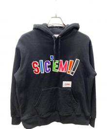 WTAPS×SUPREME（ダブルタップス×シュプリーム）の古着「プルオーバーパーカー」｜ブラック