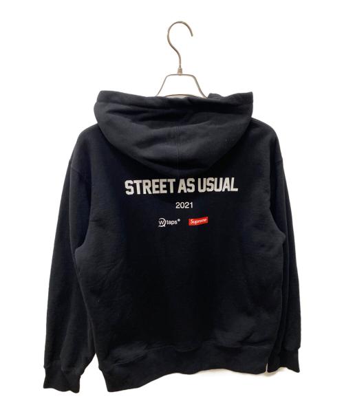 WTAPS（ダブルタップス）WTAPS (ダブルタップス) Supreme (シュプリーム) プルオーバーパーカー ブラック サイズ:SMALLの古着・服飾アイテム