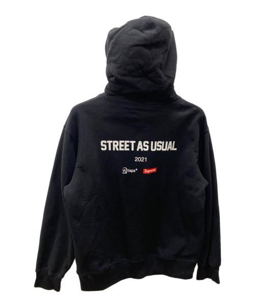 WTAPS（ダブルタップス）WTAPS (ダブルタップス) Supreme (シュプリーム) プルオーバーパーカー ブラック サイズ:SMALLの古着・服飾アイテム