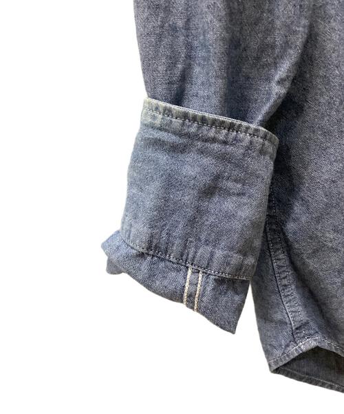 Wrangler（ラングラー）Wrangler (ラングラー) Wrangler 長袖ウエスタンシャツ ブルー サイズ:Mの古着・服飾アイテム