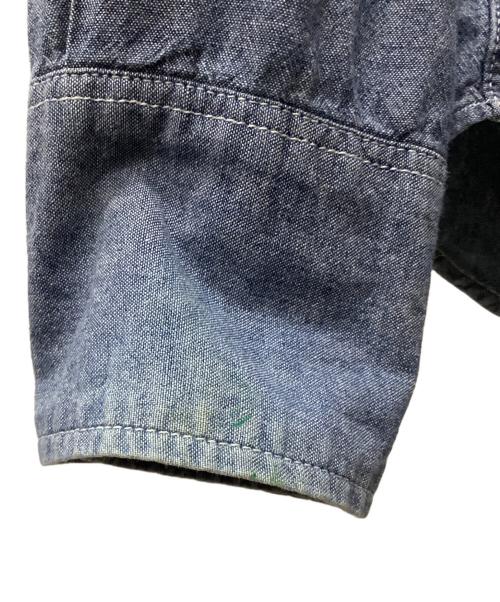 Wrangler（ラングラー）Wrangler (ラングラー) Wrangler 長袖ウエスタンシャツ ブルー サイズ:Mの古着・服飾アイテム