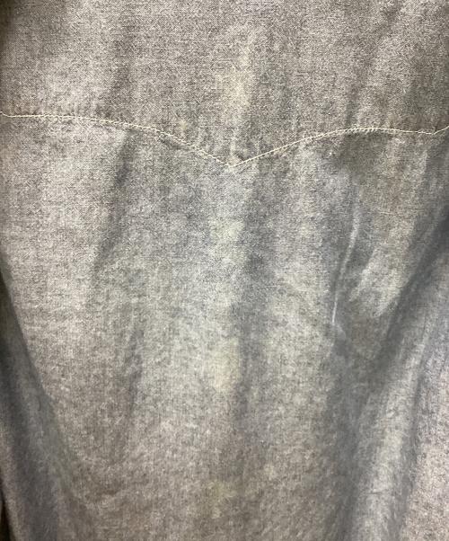 Wrangler（ラングラー）Wrangler (ラングラー) Wrangler 長袖ウエスタンシャツ ブルー サイズ:Mの古着・服飾アイテム