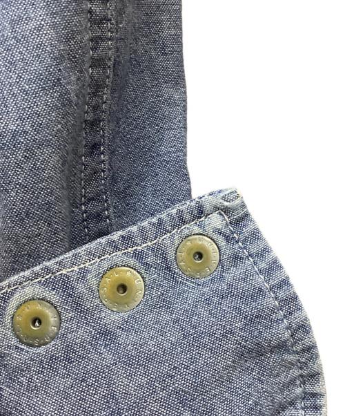 Wrangler（ラングラー）Wrangler (ラングラー) Wrangler 長袖ウエスタンシャツ ブルー サイズ:Mの古着・服飾アイテム