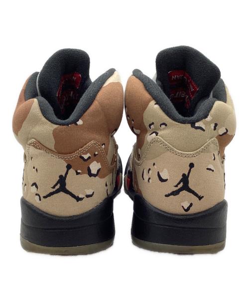 JORDAN（ジョーダン）JORDAN (ジョーダン) SUPREME (シュプリーム) ハイカットスニーカー カーキ サイズ:27.5cmの古着・服飾アイテム