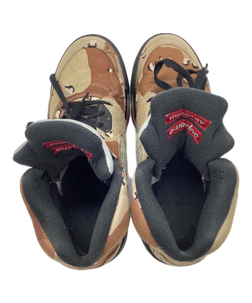 JORDAN（ジョーダン）JORDAN (ジョーダン) SUPREME (シュプリーム) ハイカットスニーカー カーキ サイズ:27.5cmの古着・服飾アイテム