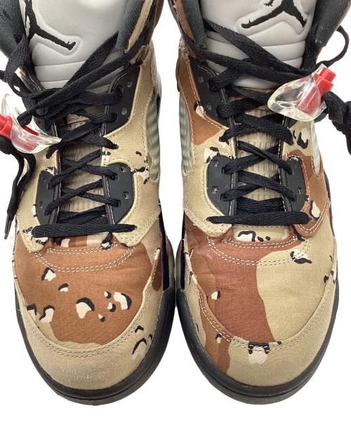 JORDAN（ジョーダン）JORDAN (ジョーダン) SUPREME (シュプリーム) ハイカットスニーカー カーキ サイズ:27.5cmの古着・服飾アイテム