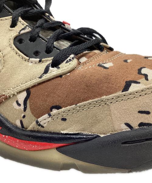 JORDAN（ジョーダン）JORDAN (ジョーダン) SUPREME (シュプリーム) ハイカットスニーカー カーキ サイズ:27.5cmの古着・服飾アイテム
