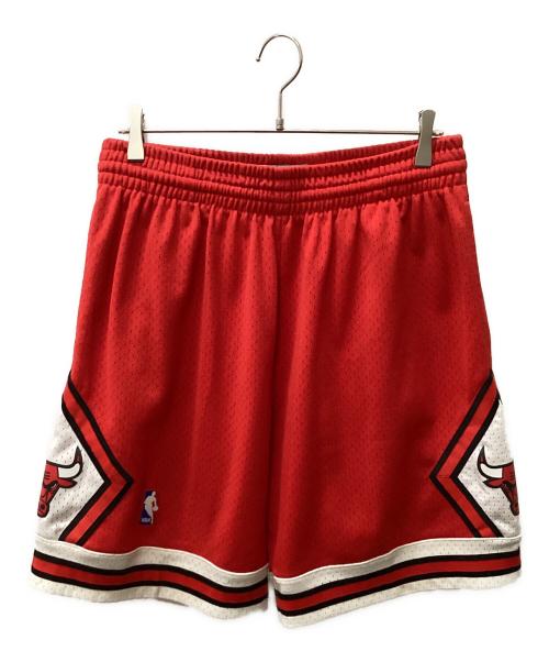 MITCHELL & NESS（ミッチェルアンドネス）MITCHELL & NESS (ミッチェルアンドネス) シカゴ・ブルズ バスケショーツ レッド サイズ:Lの古着・服飾アイテム