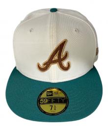 New Era（ニューエラ）の古着「キャップ」｜アイボリー×グリーン