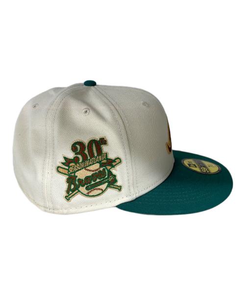 New Era（ニューエラ）New Era (ニューエラ) キャップ アイボリー×グリーンの古着・服飾アイテム