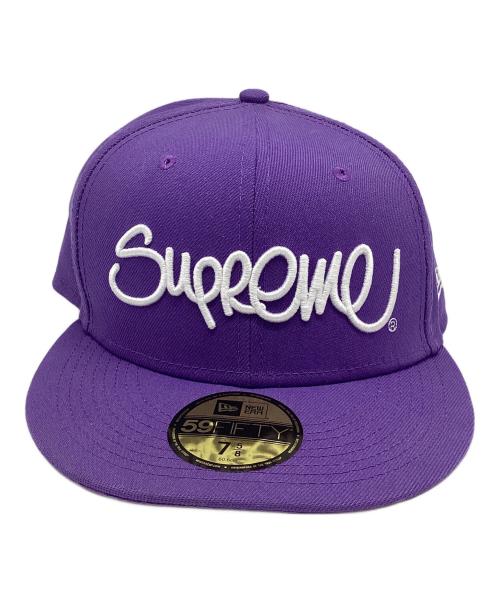 New Era（ニューエラ）New Era (ニューエラ) Supreme (シュプリーム) キャップ パープルの古着・服飾アイテム