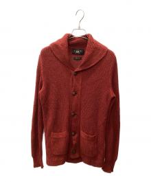 RRL（ダブルアールエル）の古着「RRL 厚手カーディガン」｜レッド
