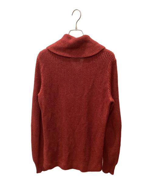 RRL（ダブルアールエル）RRL (ダブルアールエル) RRL 厚手カーディガン レッド サイズ:Sの古着・服飾アイテム