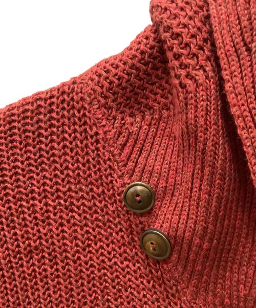 RRL（ダブルアールエル）RRL (ダブルアールエル) RRL 厚手カーディガン レッド サイズ:Sの古着・服飾アイテム