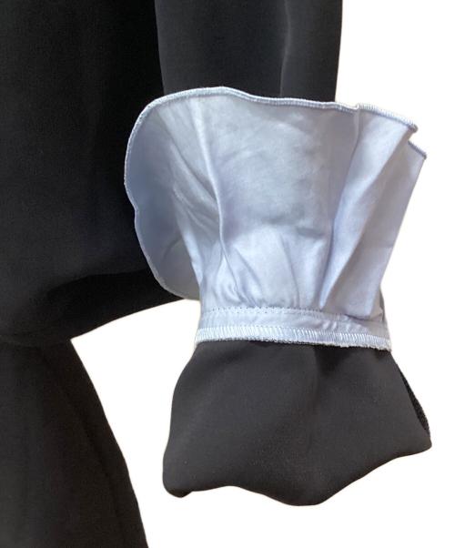 ENFOLD（エンフォルド）ENFOLD (エンフォルド) 長袖レイヤードワンピース ネイビー サイズ:36の古着・服飾アイテム