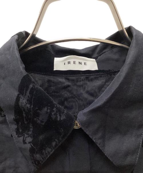 IRENE（アイレネ）IRENE (アイレネ) IRENE 長袖ブラウス ネイビー サイズ:36の古着・服飾アイテム