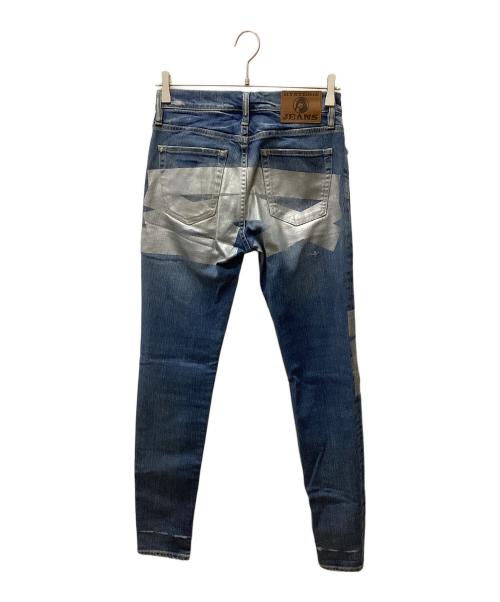 Hysteric Glamour（ヒステリックグラマー）Hysteric Glamour (ヒステリックグラマー) SP加工Sデニム SILVERTAPE ブルー サイズ:26の古着・服飾アイテム