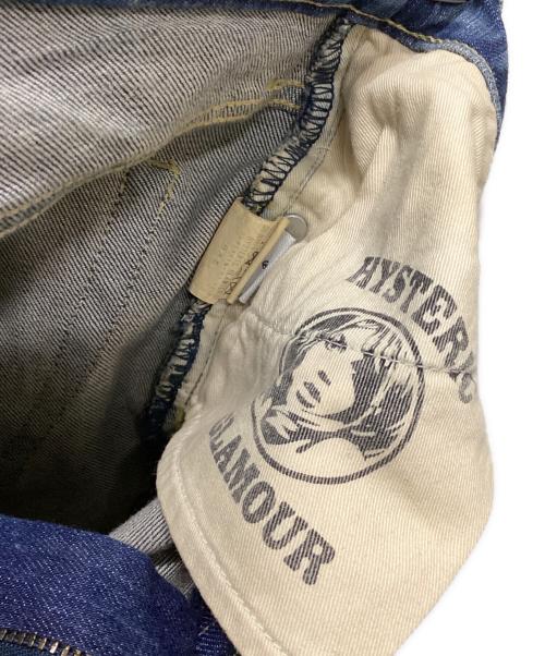 Hysteric Glamour（ヒステリックグラマー）Hysteric Glamour (ヒステリックグラマー) SP加工Sデニム SILVERTAPE ブルー サイズ:26の古着・服飾アイテム