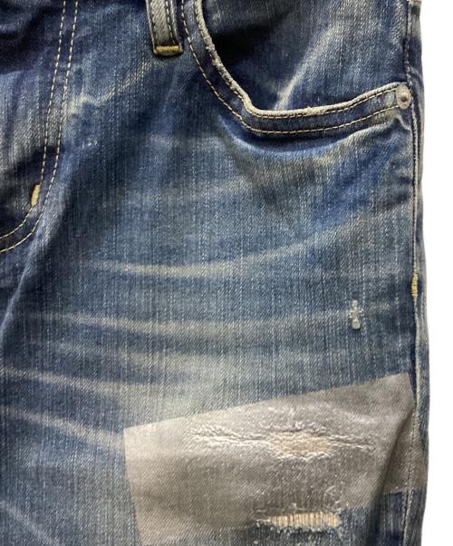 Hysteric Glamour（ヒステリックグラマー）Hysteric Glamour (ヒステリックグラマー) SP加工Sデニム SILVERTAPE ブルー サイズ:26の古着・服飾アイテム