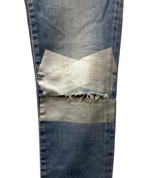 Hysteric Glamour（ヒステリックグラマー）Hysteric Glamour (ヒステリックグラマー) SP加工Sデニム SILVERTAPE ブルー サイズ:26の古着・服飾アイテム
