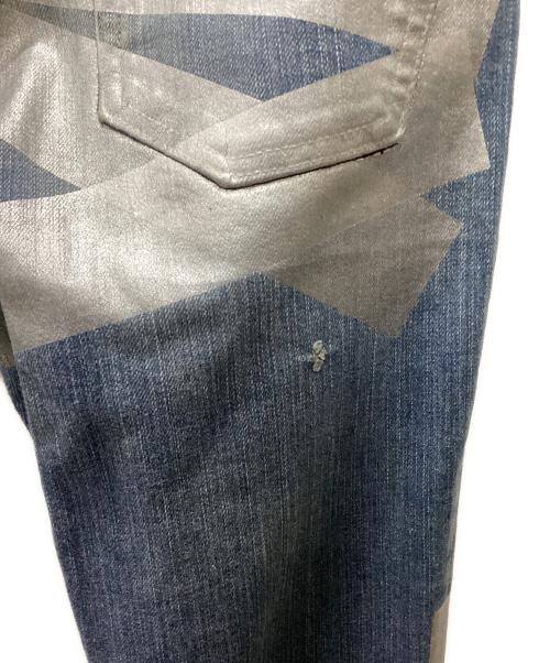 Hysteric Glamour（ヒステリックグラマー）Hysteric Glamour (ヒステリックグラマー) SP加工Sデニム SILVERTAPE ブルー サイズ:26の古着・服飾アイテム