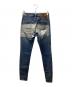 Hysteric Glamour (ヒステリックグラマー) SP加工Sデニム SILVERTAPE ブルー サイズ:26：6000円
