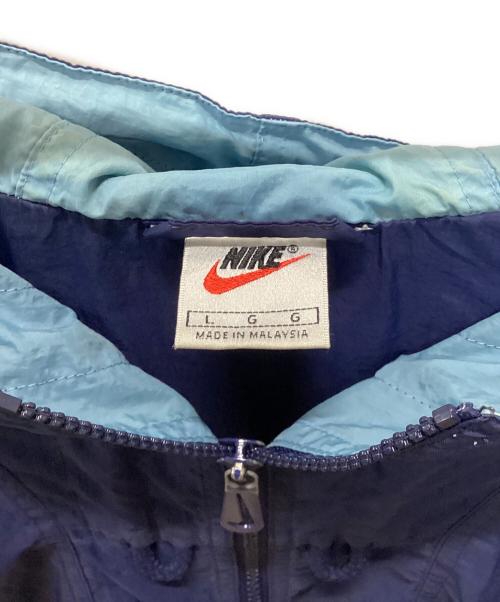 NIKE（ナイキ）NIKE (ナイキ) NIKE 90’ｓジップアップナイロンジャケット ブルー サイズ:Lの古着・服飾アイテム