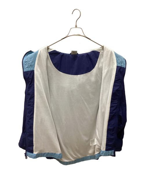 NIKE（ナイキ）NIKE (ナイキ) NIKE 90’ｓジップアップナイロンジャケット ブルー サイズ:Lの古着・服飾アイテム