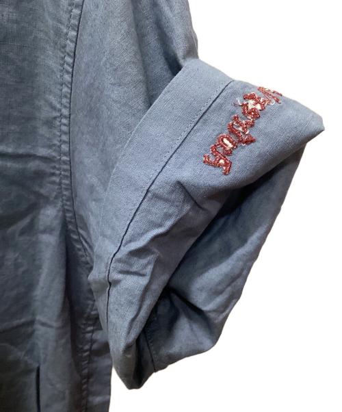 AVIREX（アヴィレックス）AVIREX (アヴィレックス) AVIREX 半袖シャツ スカイブルー サイズ:Lの古着・服飾アイテム