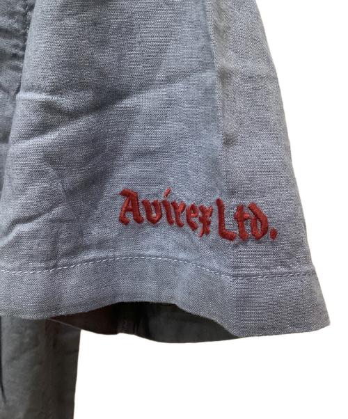 AVIREX（アヴィレックス）AVIREX (アヴィレックス) AVIREX 半袖シャツ スカイブルー サイズ:Lの古着・服飾アイテム