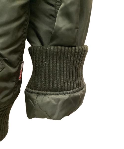 ALPHA INDUSTRIES（アルファインダストリーズ）ALPHA INDUSTRIES (アルファインダストリーズ) Alpha Industries ブルゾン オリーブ サイズ:X-LARGEの古着・服飾アイテム