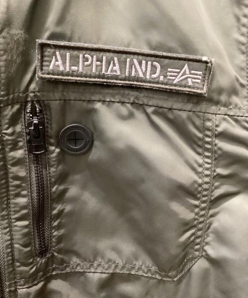 ALPHA INDUSTRIES（アルファインダストリーズ）ALPHA INDUSTRIES (アルファインダストリーズ) Alpha Industries ブルゾン オリーブ サイズ:X-LARGEの古着・服飾アイテム