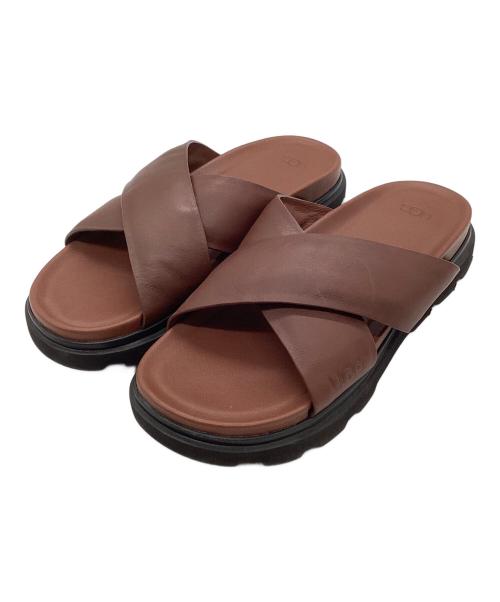 UGG（アグ）UGG (アグ) スライドサンダル ブラウン サイズ:28cmの古着・服飾アイテム