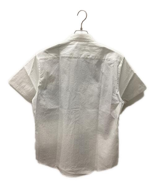 BLACK LABEL CRESTBRIDGE（ブラックレーベル クレストブリッジ）BLACK LABEL CRESTBRIDGE (ブラックレーベル クレストブリッジ) BLACK LABEL CRESTBRIDGE 半袖シャツ ホワイト サイズ:Lの古着・服飾アイテム