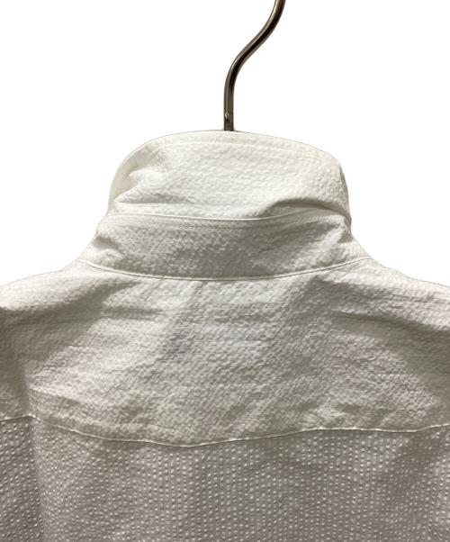 BLACK LABEL CRESTBRIDGE（ブラックレーベル クレストブリッジ）BLACK LABEL CRESTBRIDGE (ブラックレーベル クレストブリッジ) BLACK LABEL CRESTBRIDGE 半袖シャツ ホワイト サイズ:Lの古着・服飾アイテム