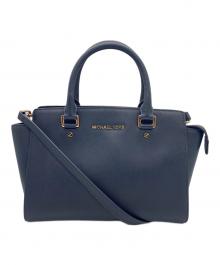 MICHAEL KORS（マイケル・コース）の古着「2WAYショルダーバッグ」｜ネイビー