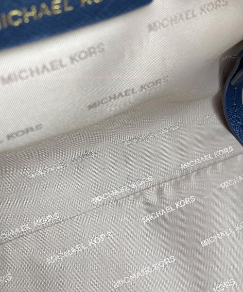 MICHAEL KORS（マイケル・コース）MICHAEL KORS (マイケル・コース) 2WAYショルダーバッグ ネイビーの古着・服飾アイテム
