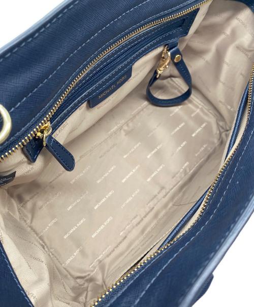 MICHAEL KORS（マイケル・コース）MICHAEL KORS (マイケル・コース) 2WAYショルダーバッグ ネイビーの古着・服飾アイテム
