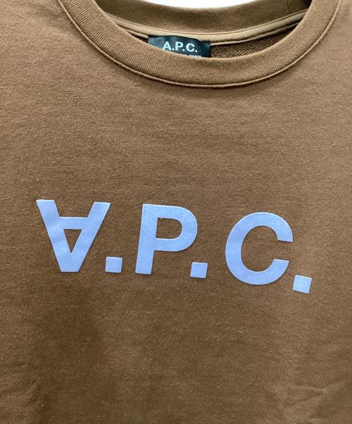 A.P.C.（アーペーセー）A.P.C. (アーペーセー) A.P.C. スウェット ブラウン サイズ:Sの古着・服飾アイテム