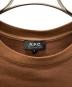 中古・古着 A.P.C. (アーペーセー) A.P.C. スウェット ブラウン サイズ:S：5000円