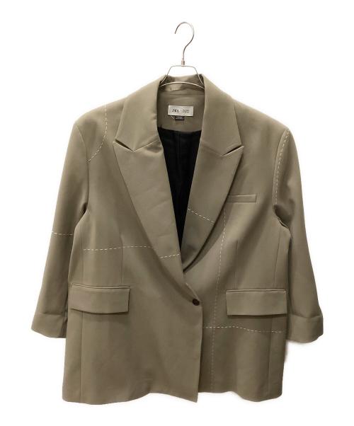 ZARA（ザラ）ZARA (ザラ) MAISON SPECIAL (メゾンスペシャル) ZARA × MAISON SPECIAL チェスターコート ベージュ サイズ:Lの古着・服飾アイテム